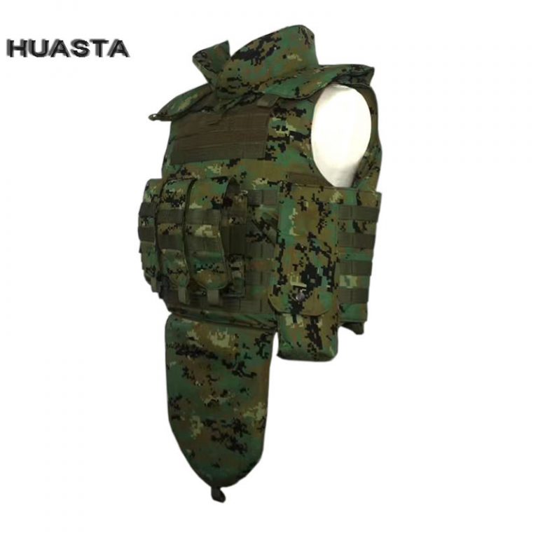 NIJ Level 4 Body Armor Neck Groin Protect Army Bullet Proof Jacket